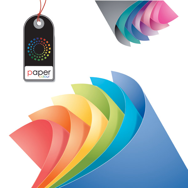 free vector Colored paper vector